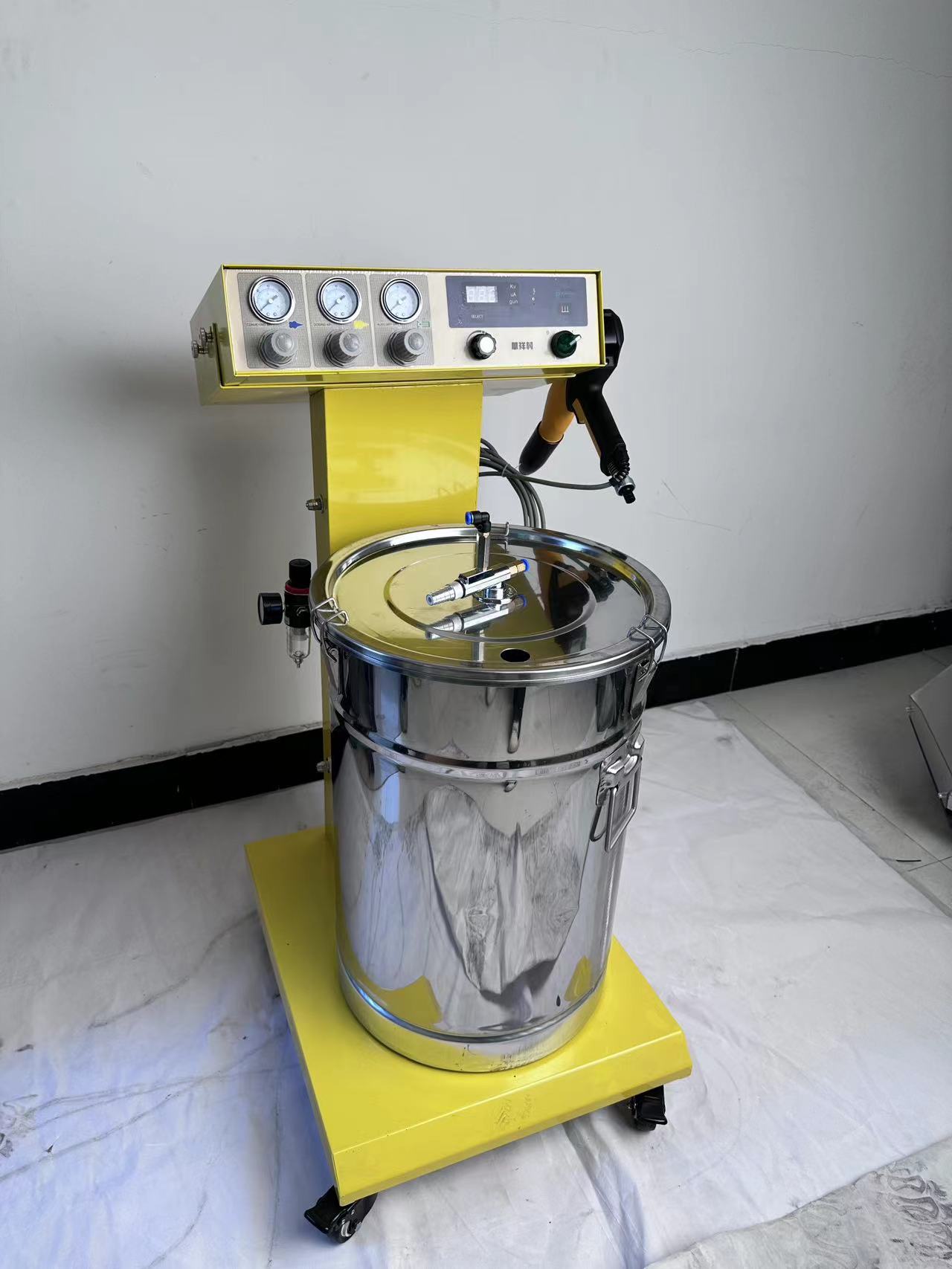 Steel Substrate Coating Equipment with Electrostatic Powder Coating Machine