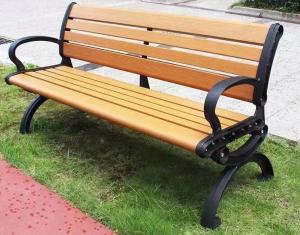 Quality Outdoor Modern Lounge Long Wooden Storage Bench WPC Table Chair Garden Public Park Metal Wood Iron Steel Plastic wholesale