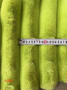 Quality Red Purple Fluffy Polyester Fabric wholesale