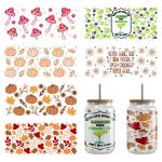 16Oz Digital UV Printing DTF Tumbler Wraps Printable Transfer Paper For Glass
