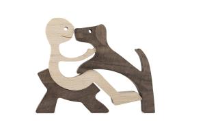 Quality Home Office Wooden Craft Decor Statue Cute Handmade Wooden Figurines Carving Animal Wooden Decoration Orname wholesale