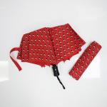 Custom Logo Pongee 190T Outdoor Automatic Folding Umbrella 21inch