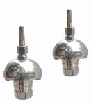 1" Brass Chrome Rotation Dragon Water Fountain Jet Nozzle 3m3/h