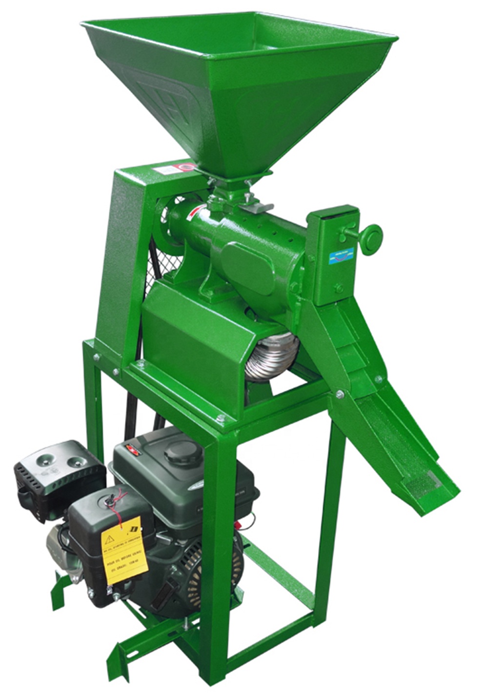 570*330*460 Mini Diesel Engine Rice Mill Machine for Home and Commercial Milling
