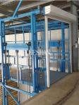 Stationary Leading Rail Small Goods Lift Elevator 1000kg Loading Customized