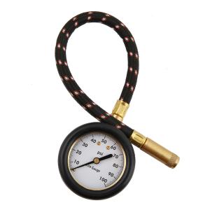 Quality EN837-1 Truck Tire Pressure Gauge 100 Psi Radial Car Pressure Gauge wholesale