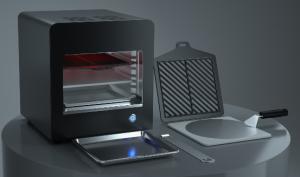 Quality Cast Iron Beef Maker Grill , Black Wearproof Gas Steak Grill wholesale