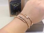 Serpenti Viper Bracelet Serpenti Viper 18 Kt Yellow Gold Bracelet With Pavé