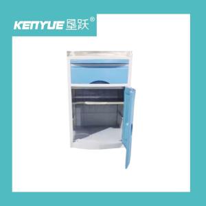 Quality Hospital specific ABS material blue bedside cabinet Ward bedside cabinet wholesale