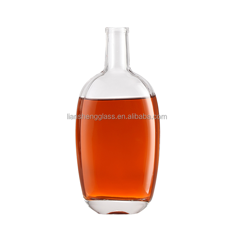Glass Base Material 200ml 250ml 350ml 750ml Whisky Wine Liquor Bottles for Market