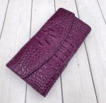 Authentic True Crocodile Skin Women's Long Chic Wallet Female Card Holders
