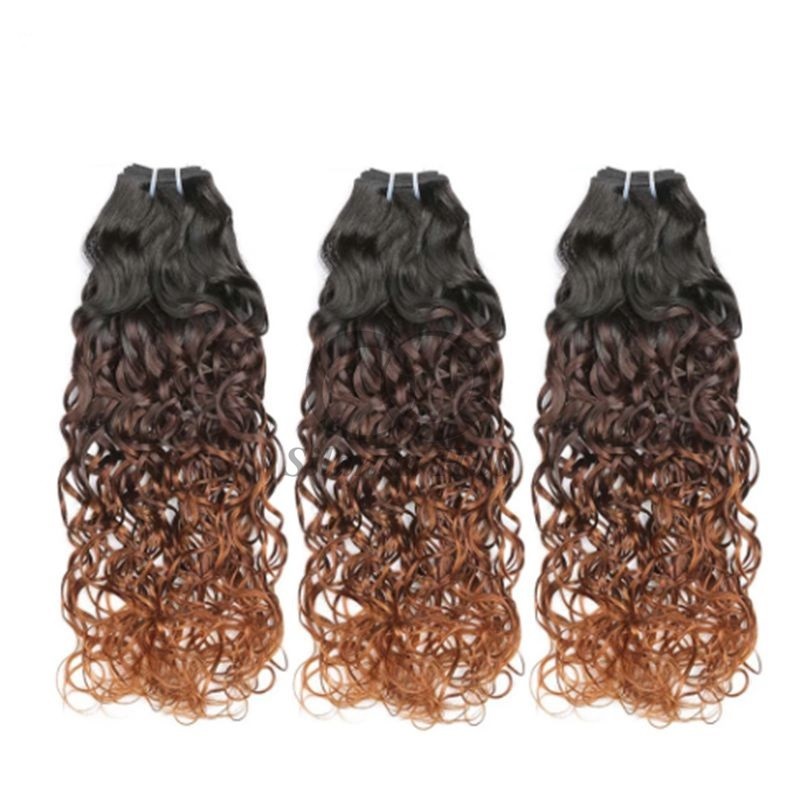 #T1B/4/30 Water Wave Remy Human Hair Bundles Sew In Weave Bundles Brazilian Bundle Deals