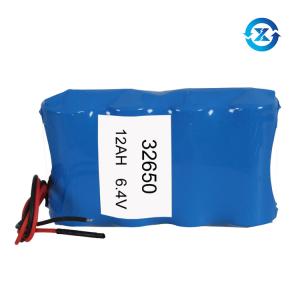 Quality High Performance 6.4V 12AH LiFePO4 Battery Pack wholesale