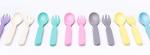 Food Grade Silicone Kids Bowls And Spoons Cute Silicone Baby Feeding Tool Soft