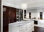 Kitchen Countertop Honed Black Quartz Heat Resistance Polished Surface