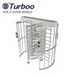 RFID Reader Full Height Turnstile , SUS304 240V Security Turnstile Gate