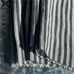Striped Soft Textured Polyester Cotton Blend Fabric for Women's Clothing and
