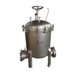 Pressure Stainless Steel Bag Filter Vessel 62 KG Weight for Food Beverage