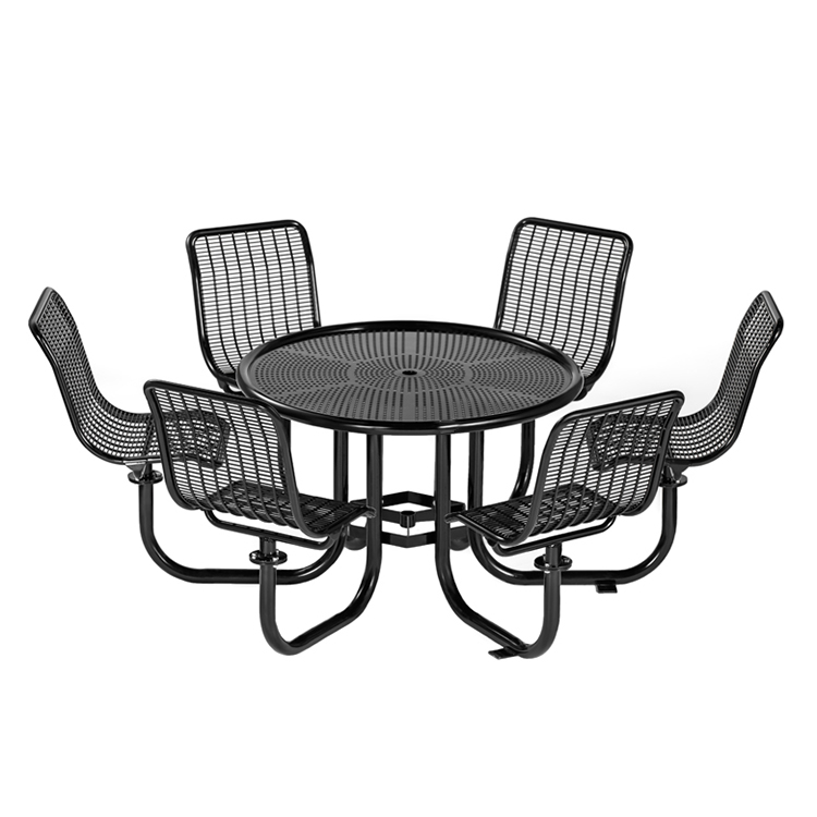 86.92L 34.4H Inches Outdoor Dining Table And Bench Set