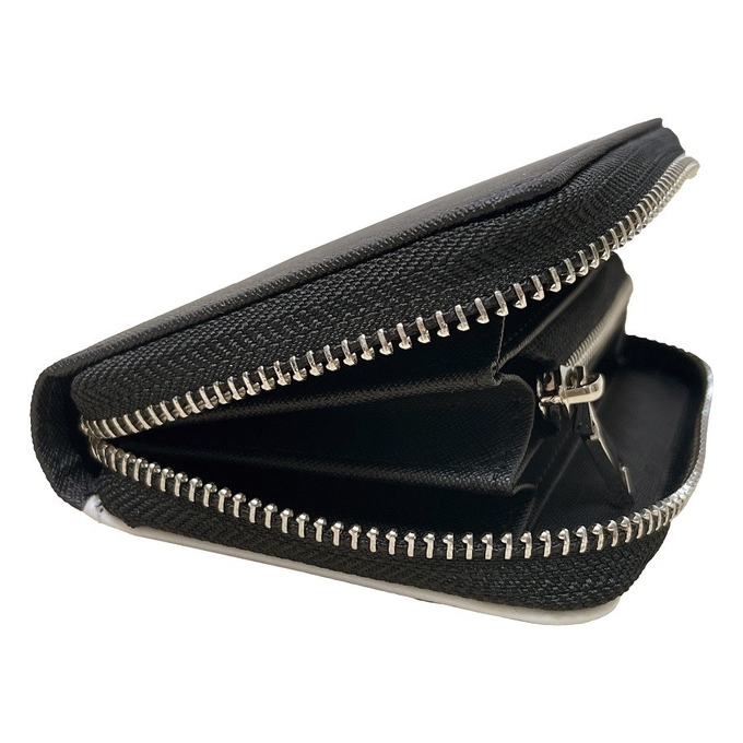 Leather Sublimation Coin Purse With Zipper Custom Compact Wallet For Sublimation Printing