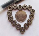 OEM 624ZZ 607ZZ 608ZZ Mini Ball Bearing Rollers For Skateboard