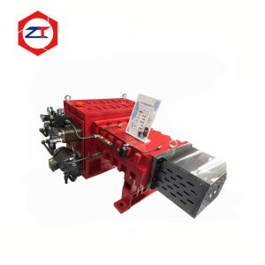 Quality Twin Screw Machine Speed Reducer Gearbox , Red Industrial Planetary Gearbox Masterbatch Manufacturing Machine wholesale