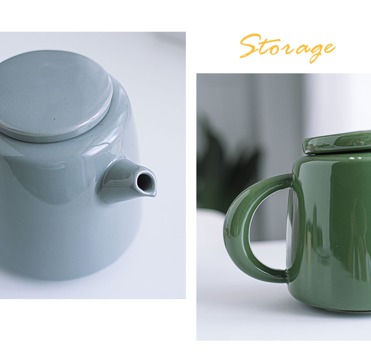 Porcelain Coffee Set With Modern Design Teapot And Cute Tea Mug Cappuccino Latte Cups