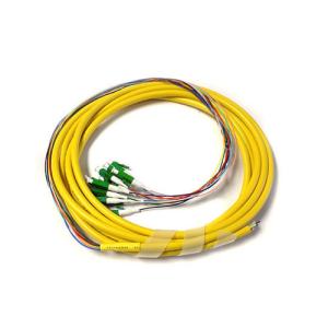 Quality Breakout Lc Fiber Pigtail , Ceramic Ferrule 12 Fiber Pigtail Assembly wholesale