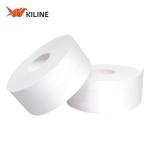 Custom Commercial Toilet Paper Rolls Jumbo Bath Tissue Roll 2 Ply 100% Wood Pulp