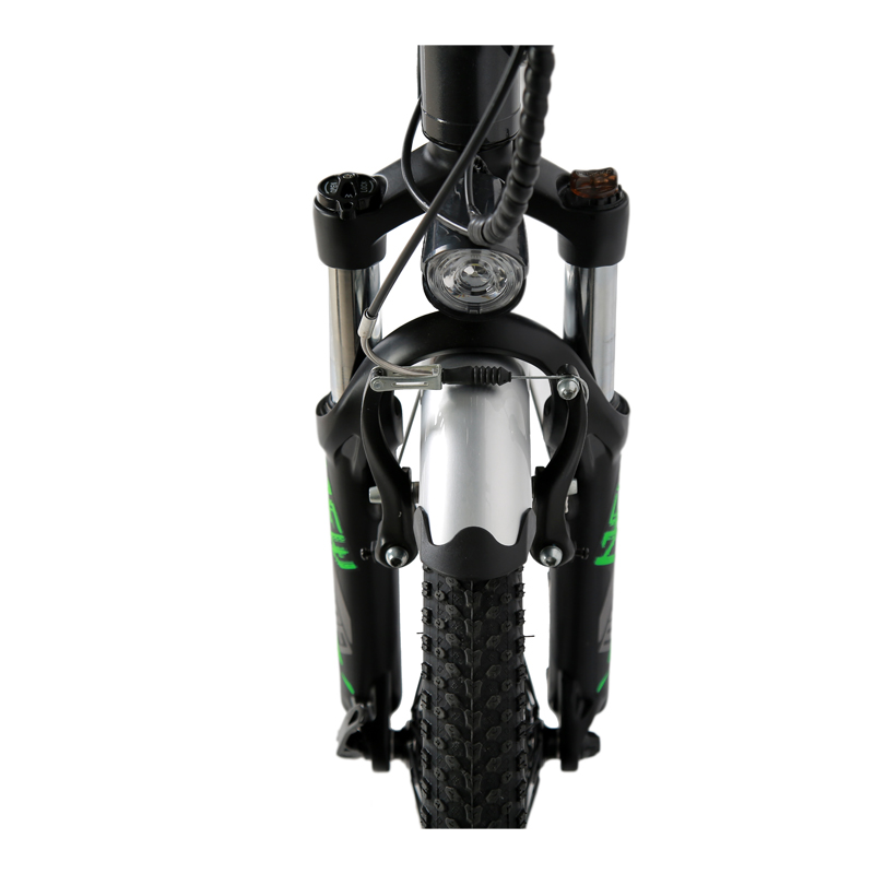 Front Suspension Electric Bike Aluminum Alloy Folding Electric Bicycle 250W 36V Ebike