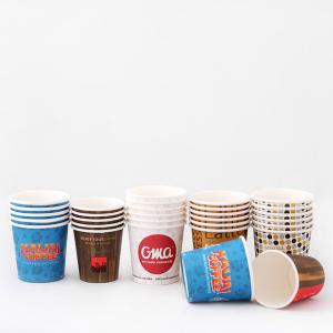 Quality Recycled Material 85ml Single Paper Cup 3.5oz Plastic Free Coating wholesale