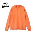 Oversized Heavyweight Cotton Hoodie Dropped Shoulder Embroidery Sweatshirt