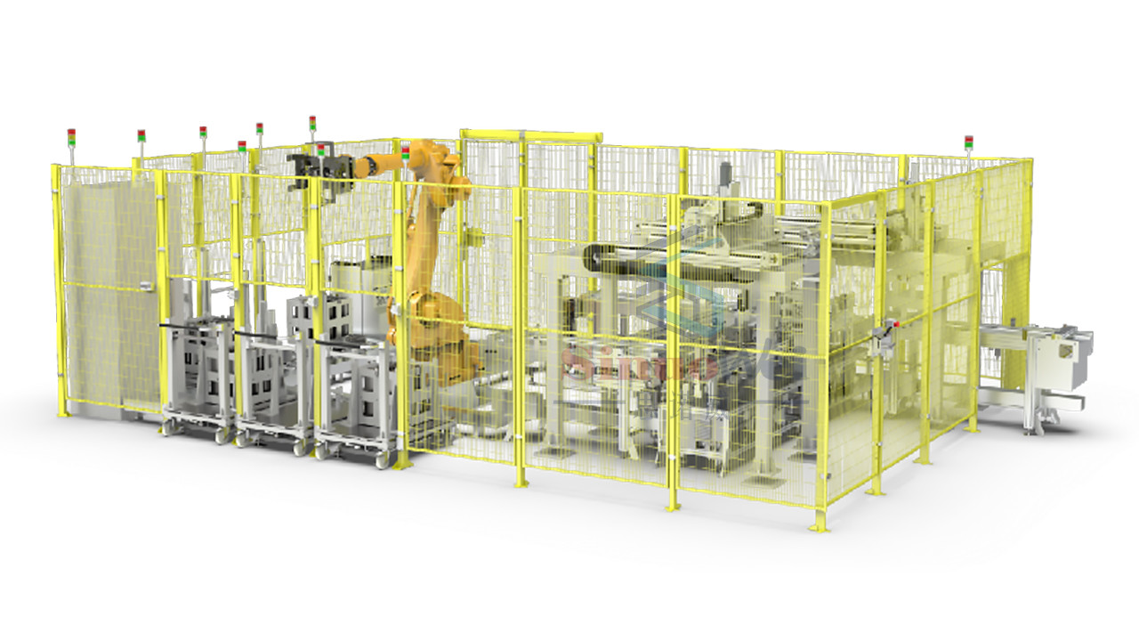 Square Cell Sorting And Packaging System Car Battery Assembly Line 15PPM