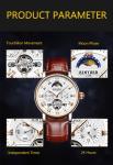 Fashionable Design Tourbillon Skeleton Watch Automatic Movement