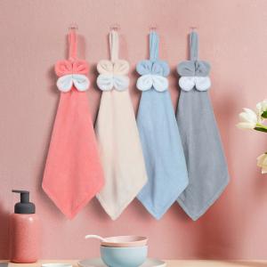 Quality Bathroom Microfiber Cartoon Printed Hand Towel Children wholesale