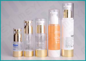 Quality Plastic Airless Pump Cosmetic Packaging , Various Volumes Foundation Pump Bottle wholesale