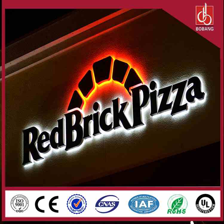 DIY Advertising Acrylic LED backlit letter sign for salon shop advertising
