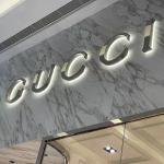 Factory Custom Gold Color Stainless Steel Shop Brand Studio Name Golden 3D