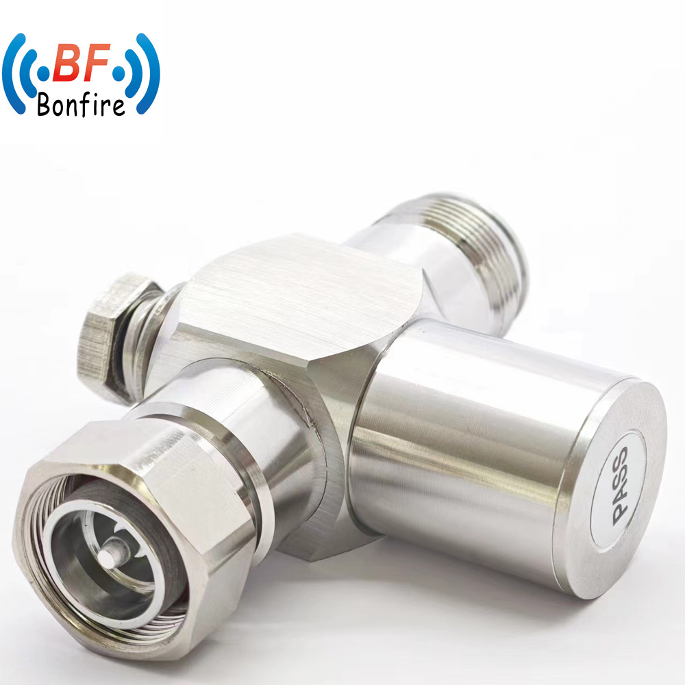 698-3800MHz 4.3-10 Surge Arrestor Coaxial Lightning Surge Arrestor Female to N Male Protection Protector to Protect Transceiver, Receiver