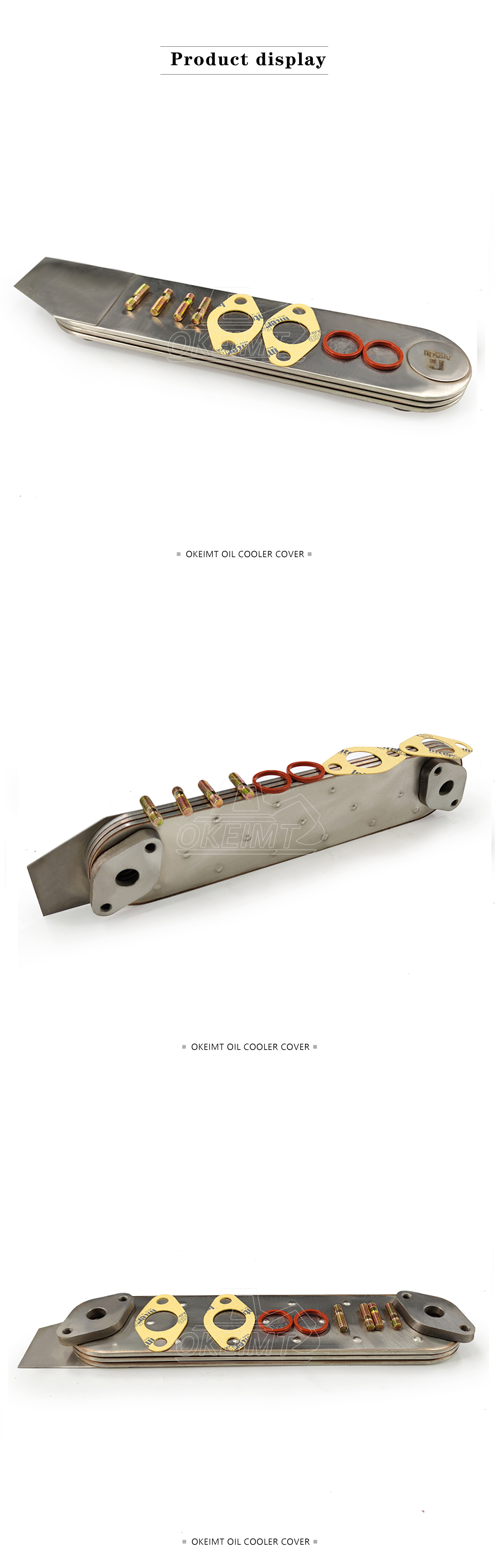 Hot Sale Excavator Engine 4BD1 Oil Cooler Core Oil Cooler Radiator 8-97027982-0 8-94438354-1