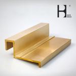 Durable High Density 5~150mm Big Brass Extrusion Profiles for interior Usage
