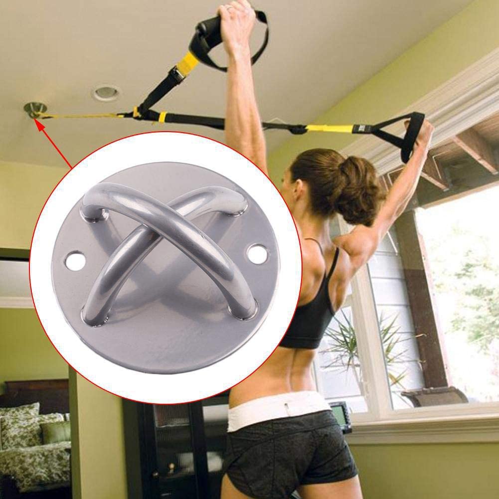 Standard Wall Ceiling Mount Bracket for Gym Home Suspension Straps rings Fitness Training Yoga Swing Battle Ropes