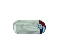 Quality Varnishing 172x74x18Hmm PMS Oval Aluminum Tin Candle Box wholesale