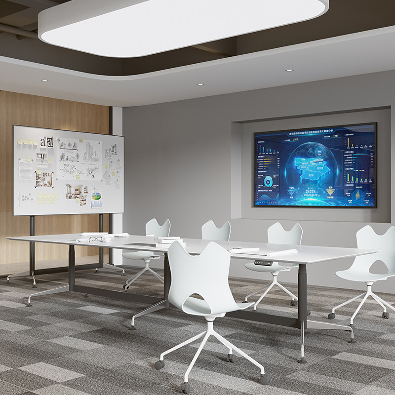Wholesale Electric Height Adjustable Office Table Wood Standing Desk With Drawers