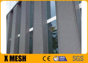 Quality 2mm Architectural Expanded Metal Mesh Cladding 10mm*40mm Hole wholesale