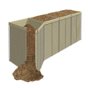 Quality UV Protecting Perimeter Hesco Bastion Concertainer 4.0mm Wire Gauge wholesale