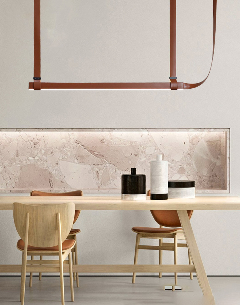 Italy Designer Chandelier Replica Lamp Dinning Room Fabric Belt Suspension Light(WH-MI-379)