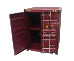 Red / Blue 2 Door 2 Drawers Shipping Container Cabinet With Letter