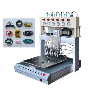 Quality 3d Rubber Patch Pvc Label Dispensing Machine Full Automatic wholesale