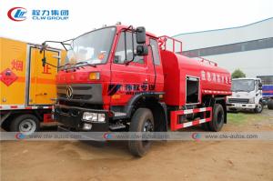 Quality Dongfeng 170HP 8m3 Carbon Steel Water Tanker Fire Brigade Truck wholesale